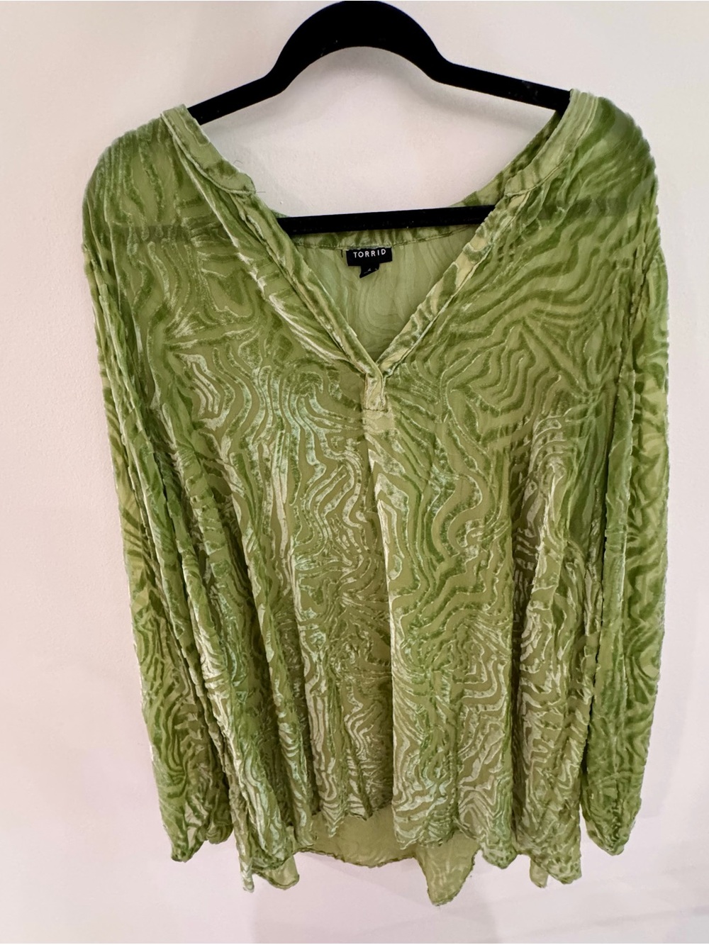 Torrid Velvet Blouse